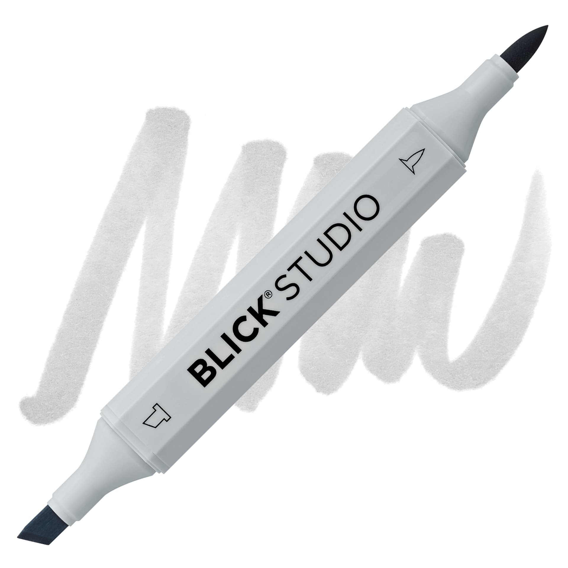 Blick Studio Brush Marker - Basic Gray 1 marker and swatch
