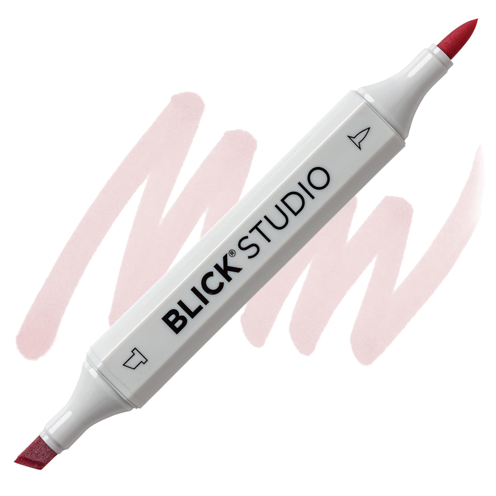 Blick Studio Brush Marker - Rose Smoke marker and swatch