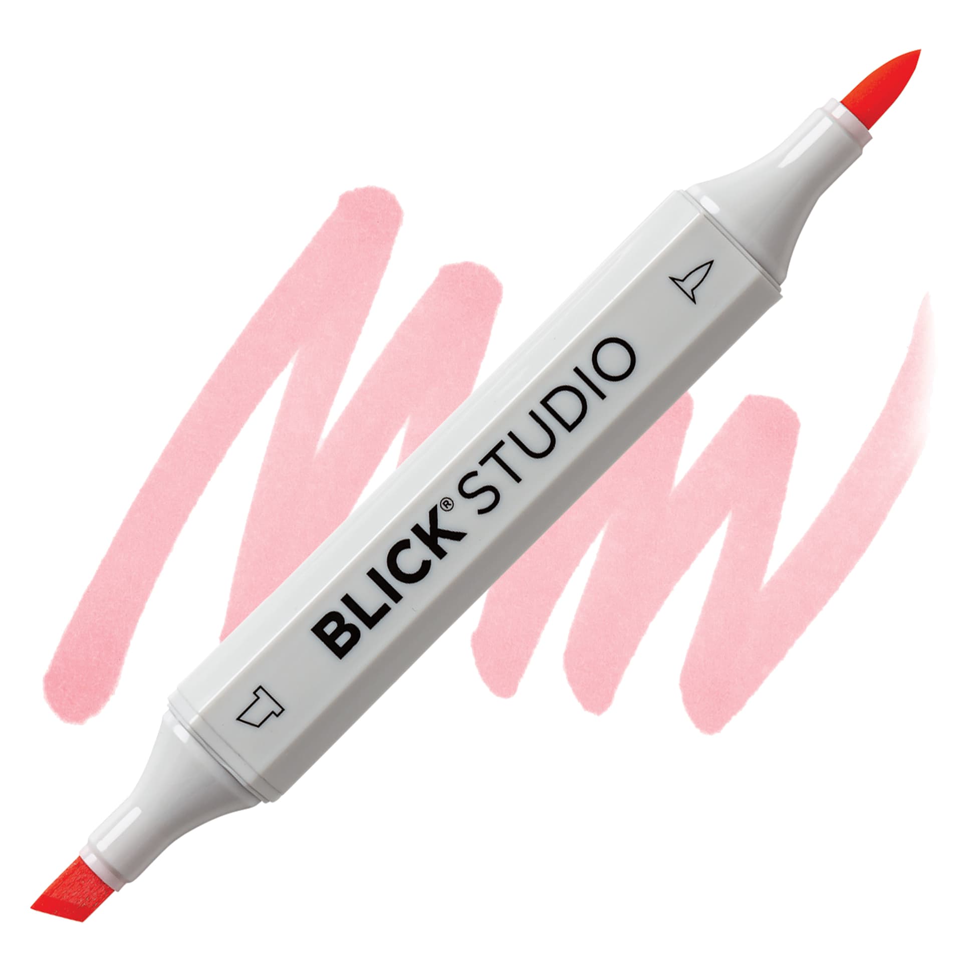 Blick Studio Brush Marker - Flamingo Pink marker and swatch