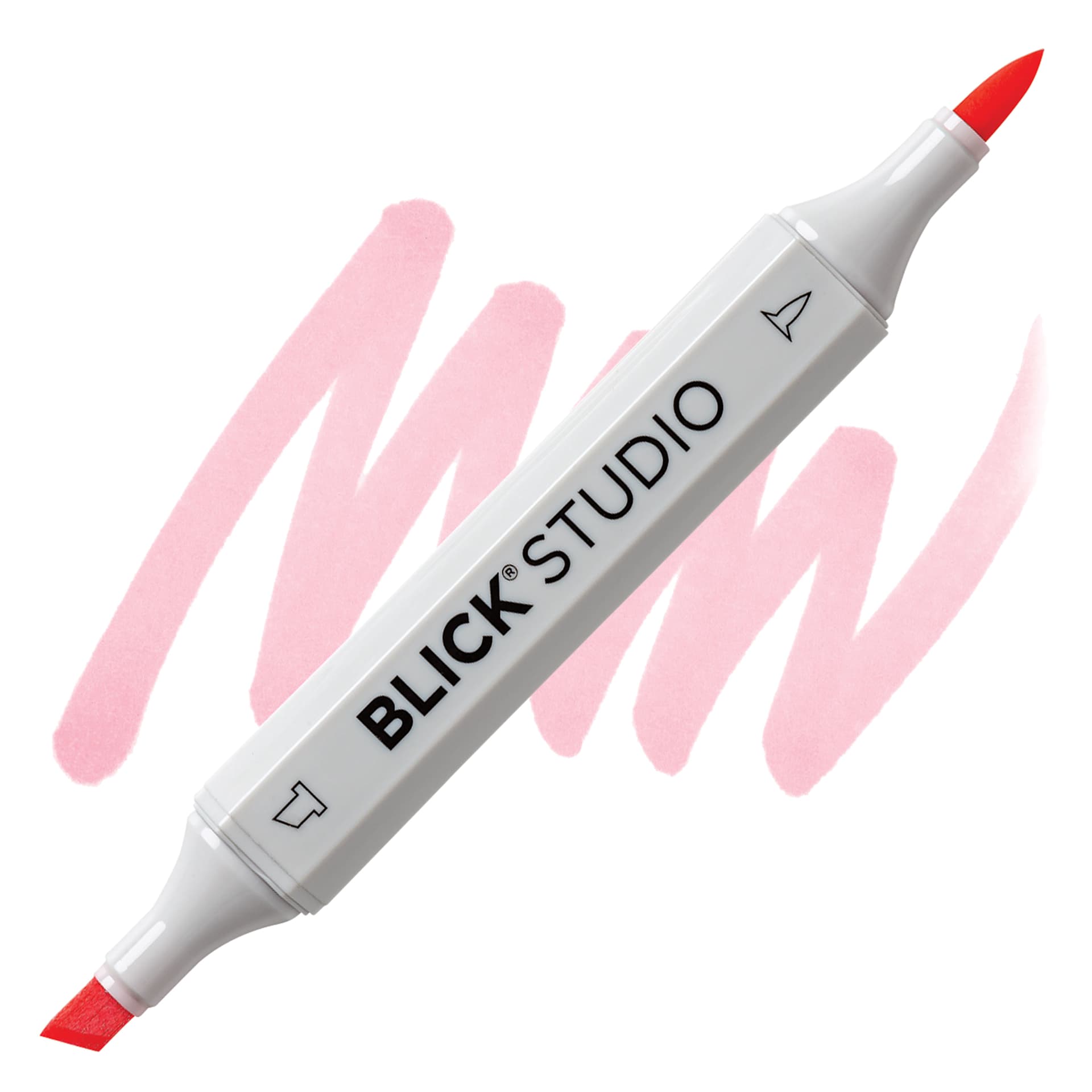 Blick Studio Brush Marker - Pink Champagne marker and swatch Blick Studio Brush Marker - Pink Champagne marker and swatch