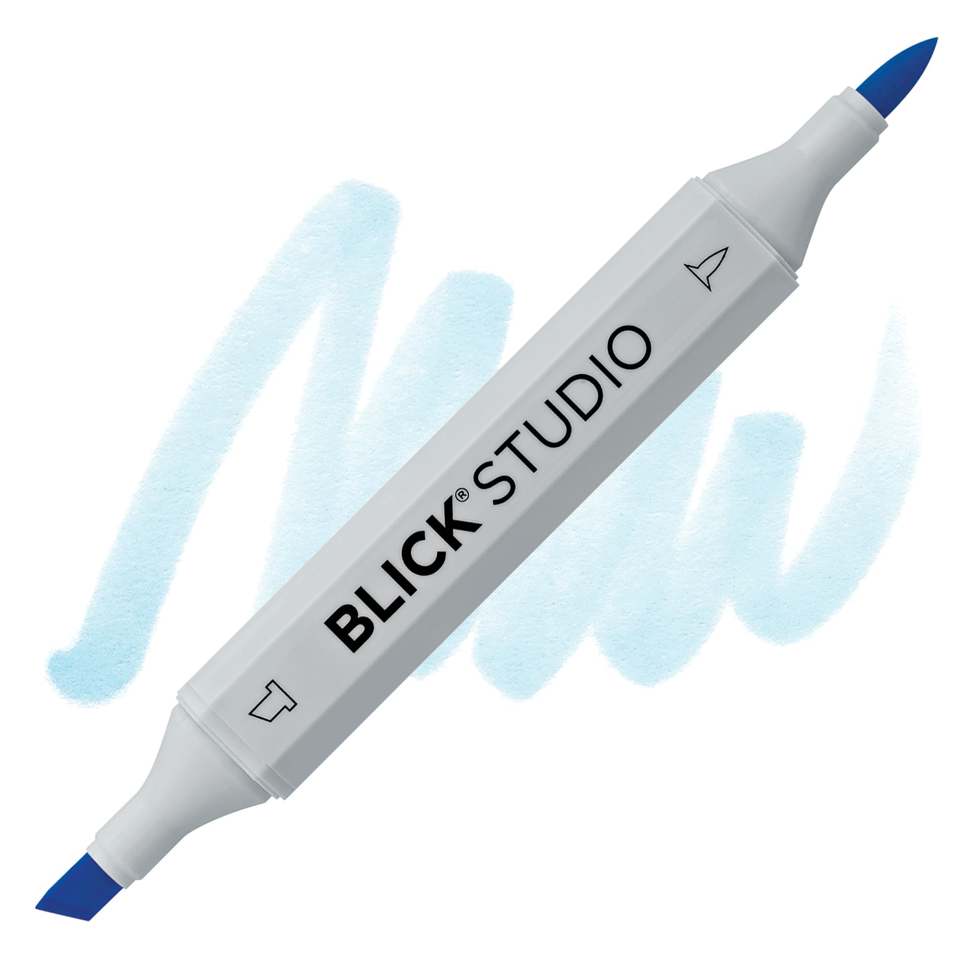 Blick Studio Brush Marker - Light Cerulean Blue marker and swatch