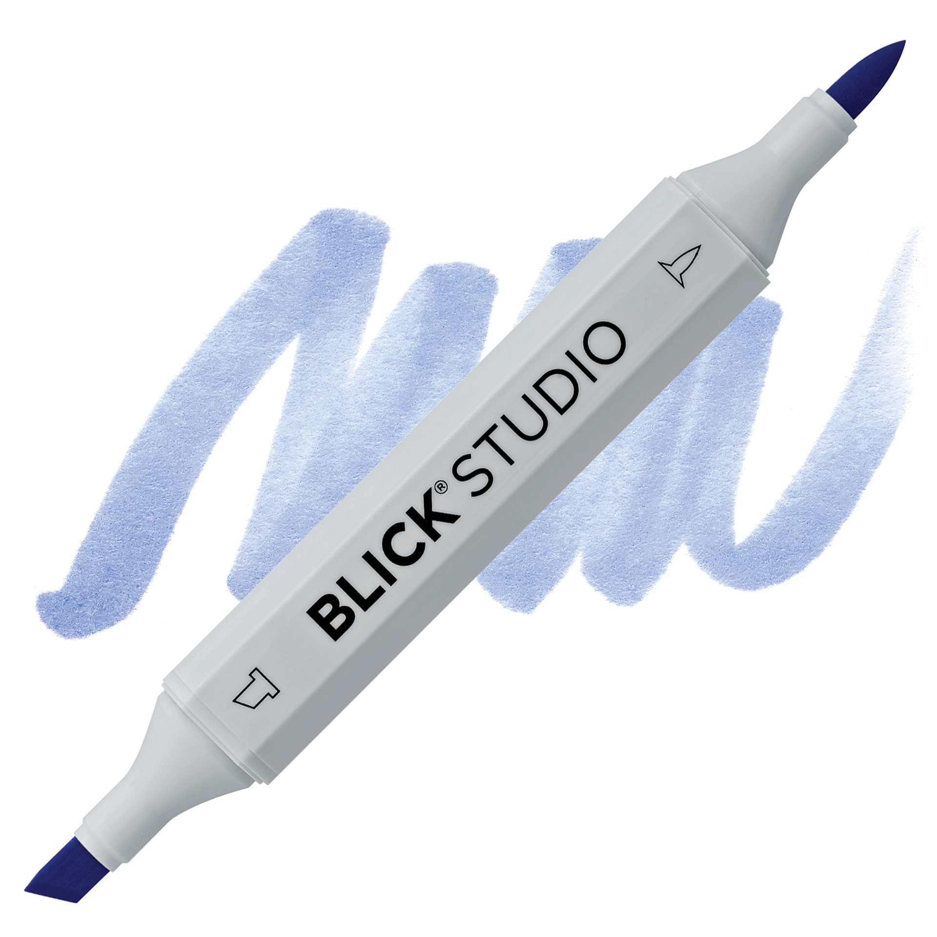 Blick Studio Brush Marker - Periwinkle marker and swatch