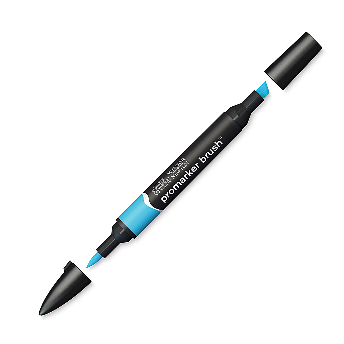 Winsor & Newton Promarker Brush Marker - Cyan (marker)