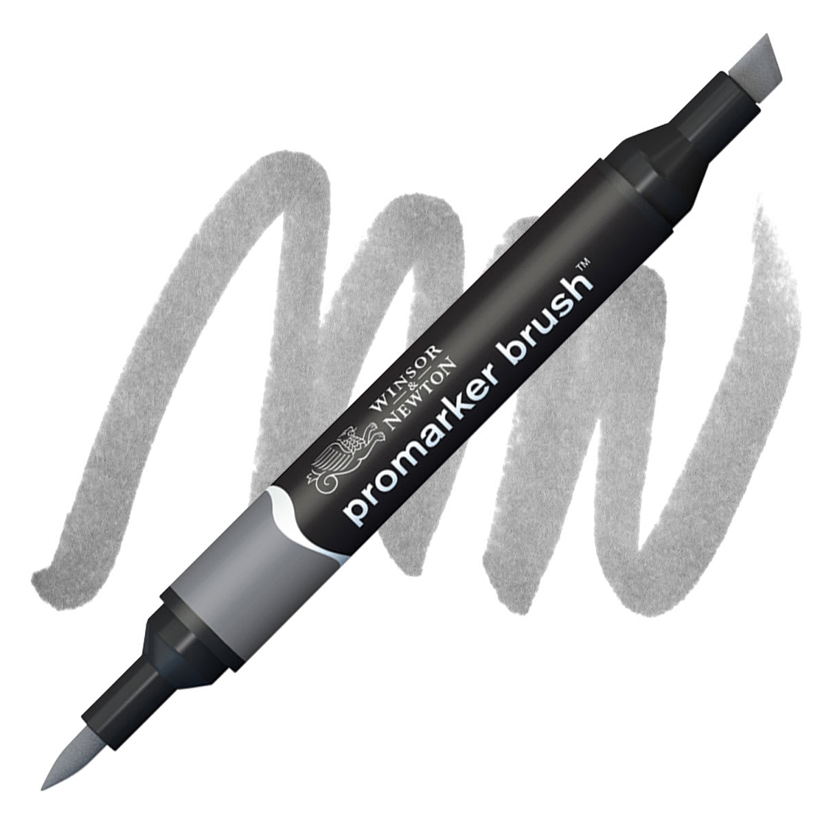 Winsor & Newton Promarker Brush Marker - Cool Grey 4 marker and swatch