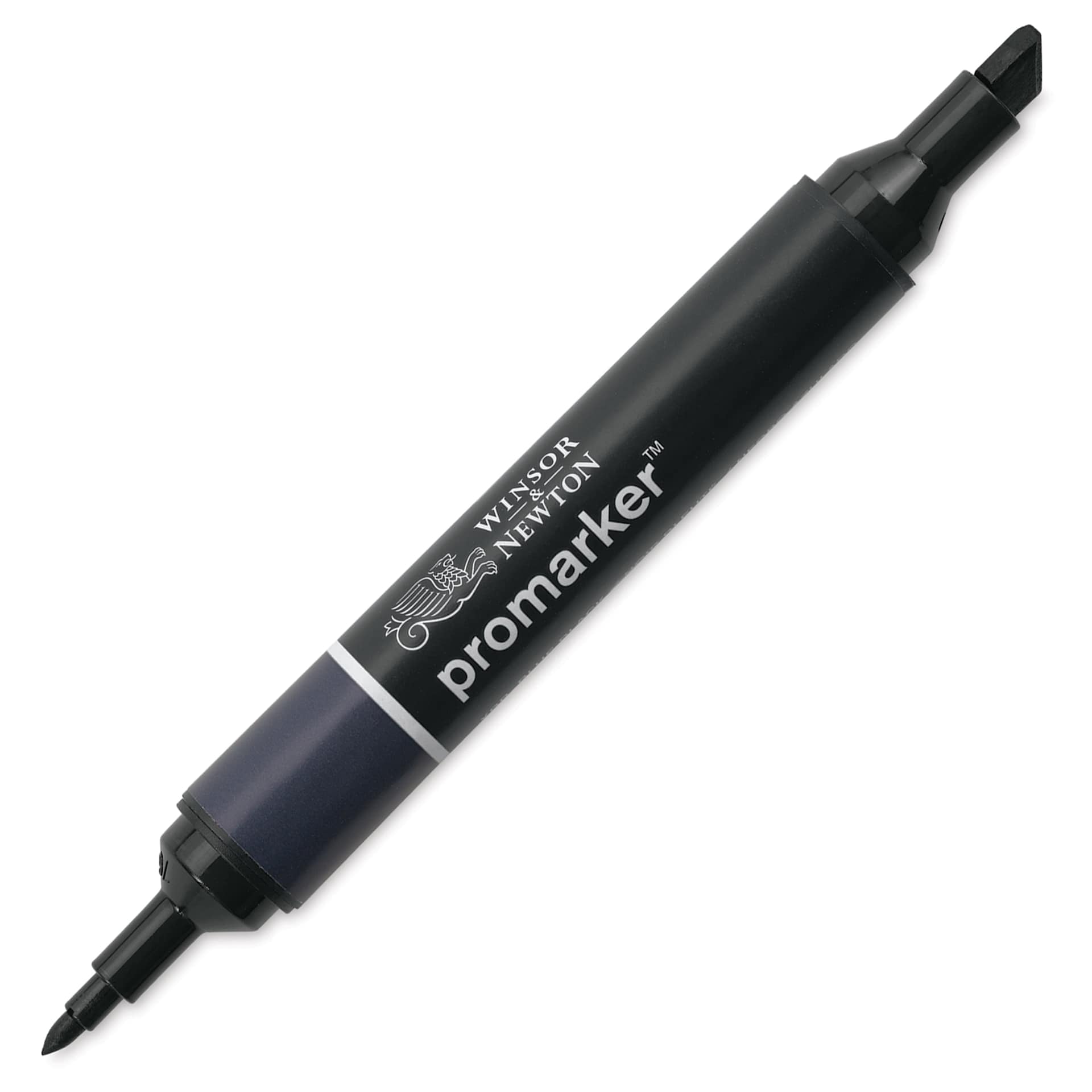 Winsor & Newton Promarker - Blue Black, both caps off