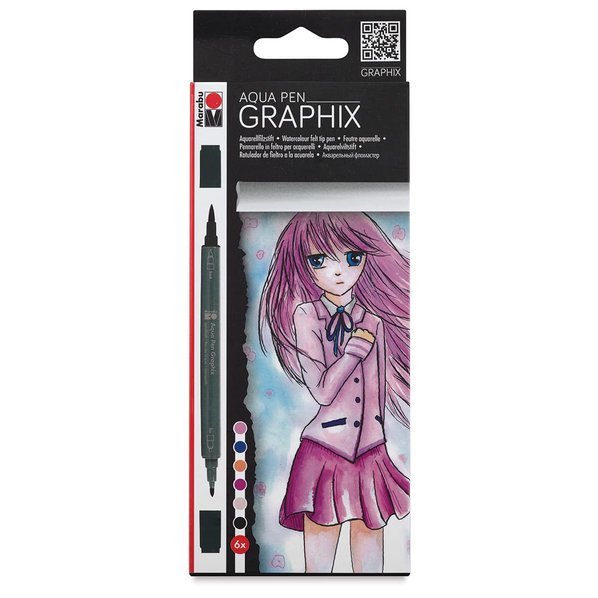 Ma Ke Manga, Set of 6 Outside of Package
Ma Ke Manga, Set of 6 Outside of Package