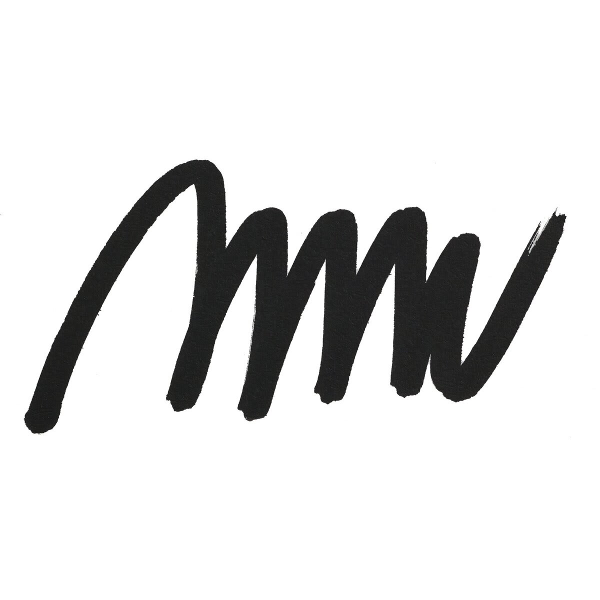 Molotow Chalk Marker - Black, 4 mm swatch