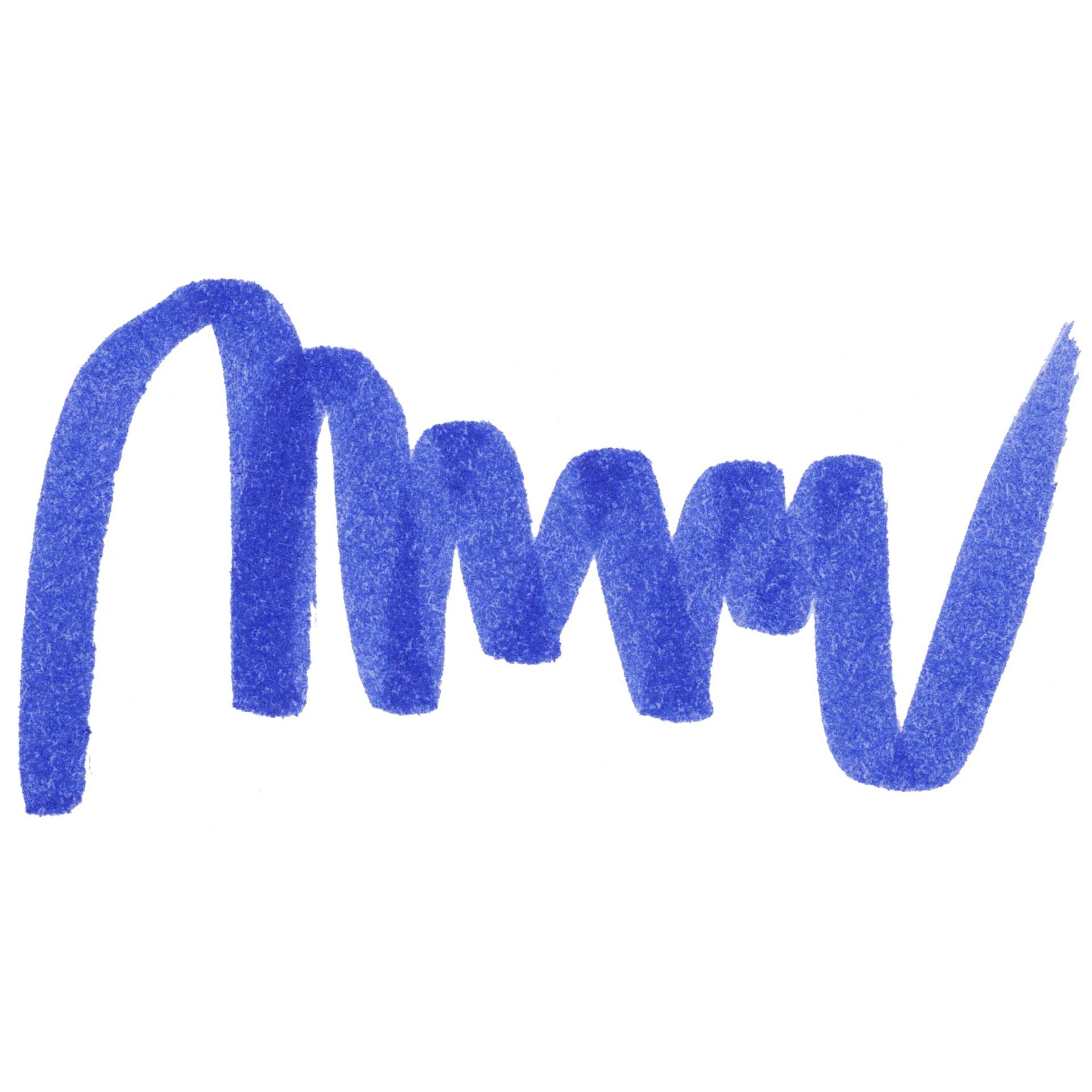 Caran d'Ache Fibralo Brush Marker - Ultramarine swatch