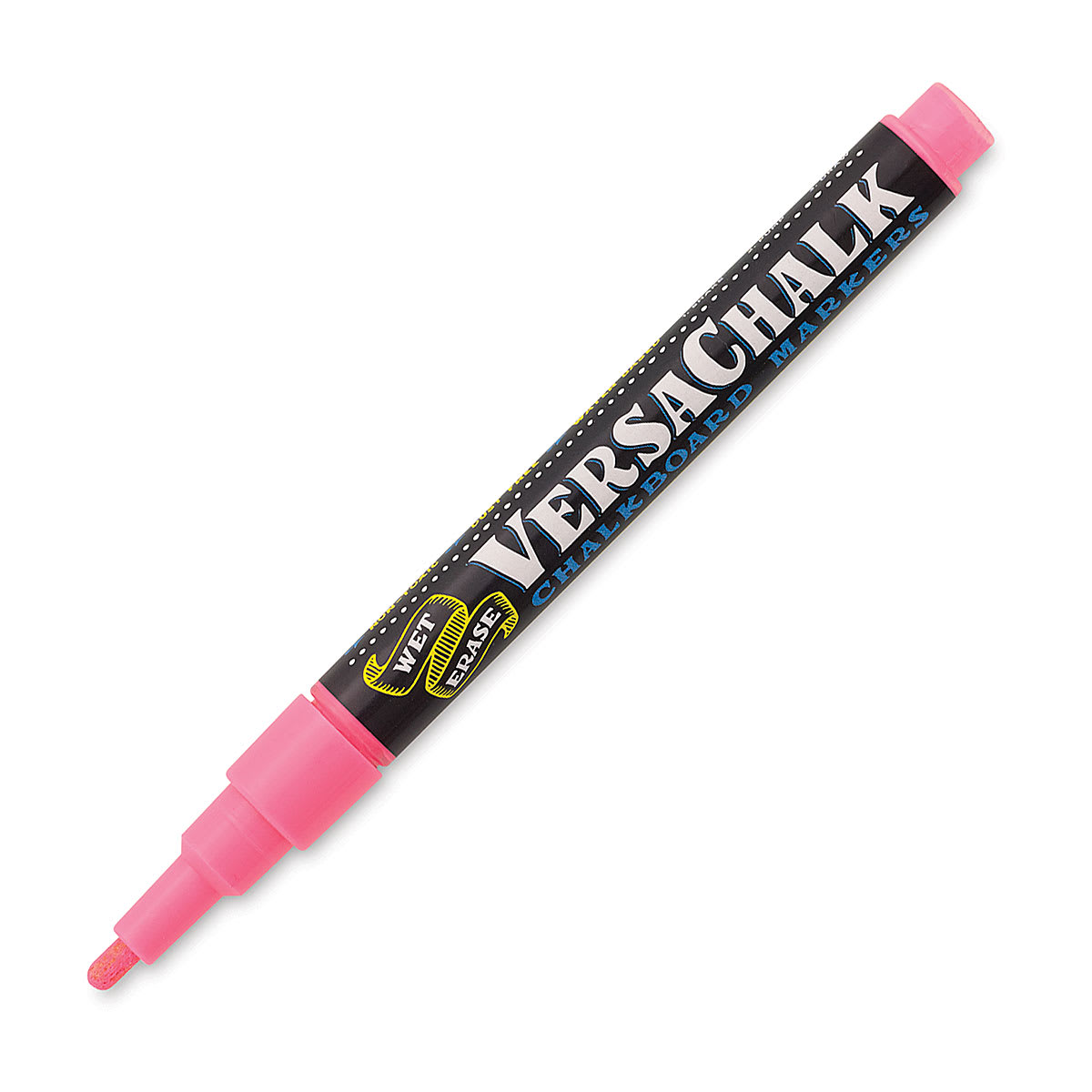 VersaChalk Wet Erase Liquid Chalk Markers - Set of 8, Neon Colors, Fine Tip, single capless marker
