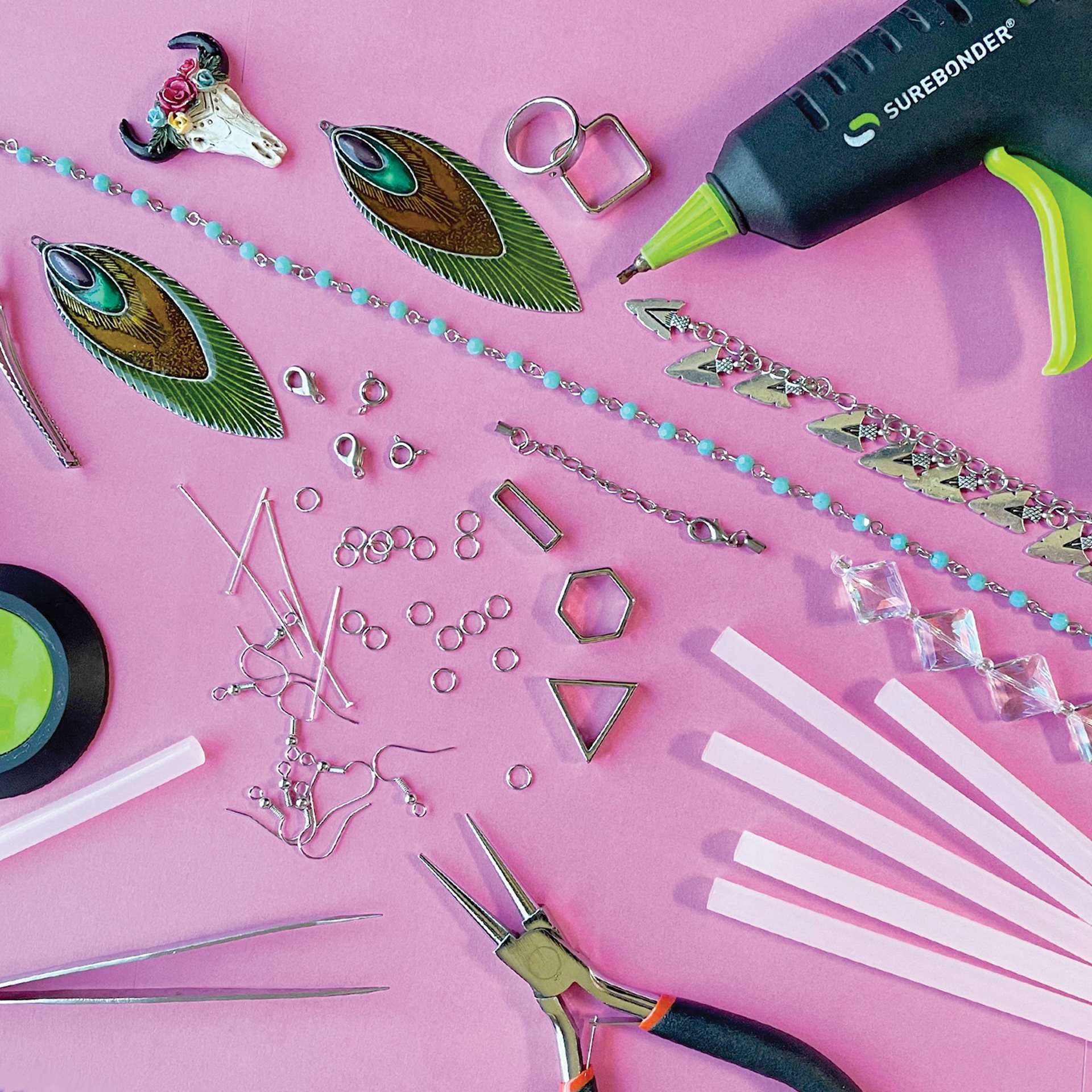Surebonder Mini Jewelry Stik High Temp Glue Sticks (Glue sticks with jewelry and jewelry tools)