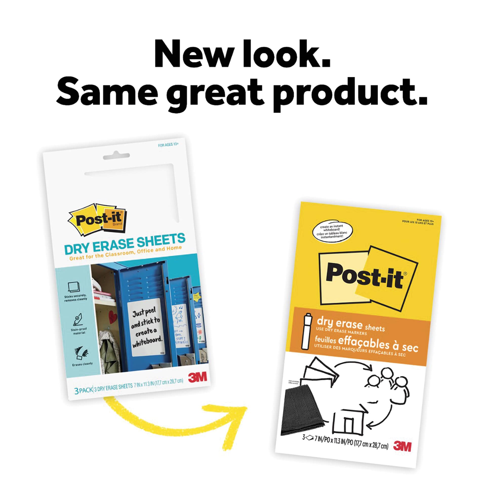 New look. Same great product.