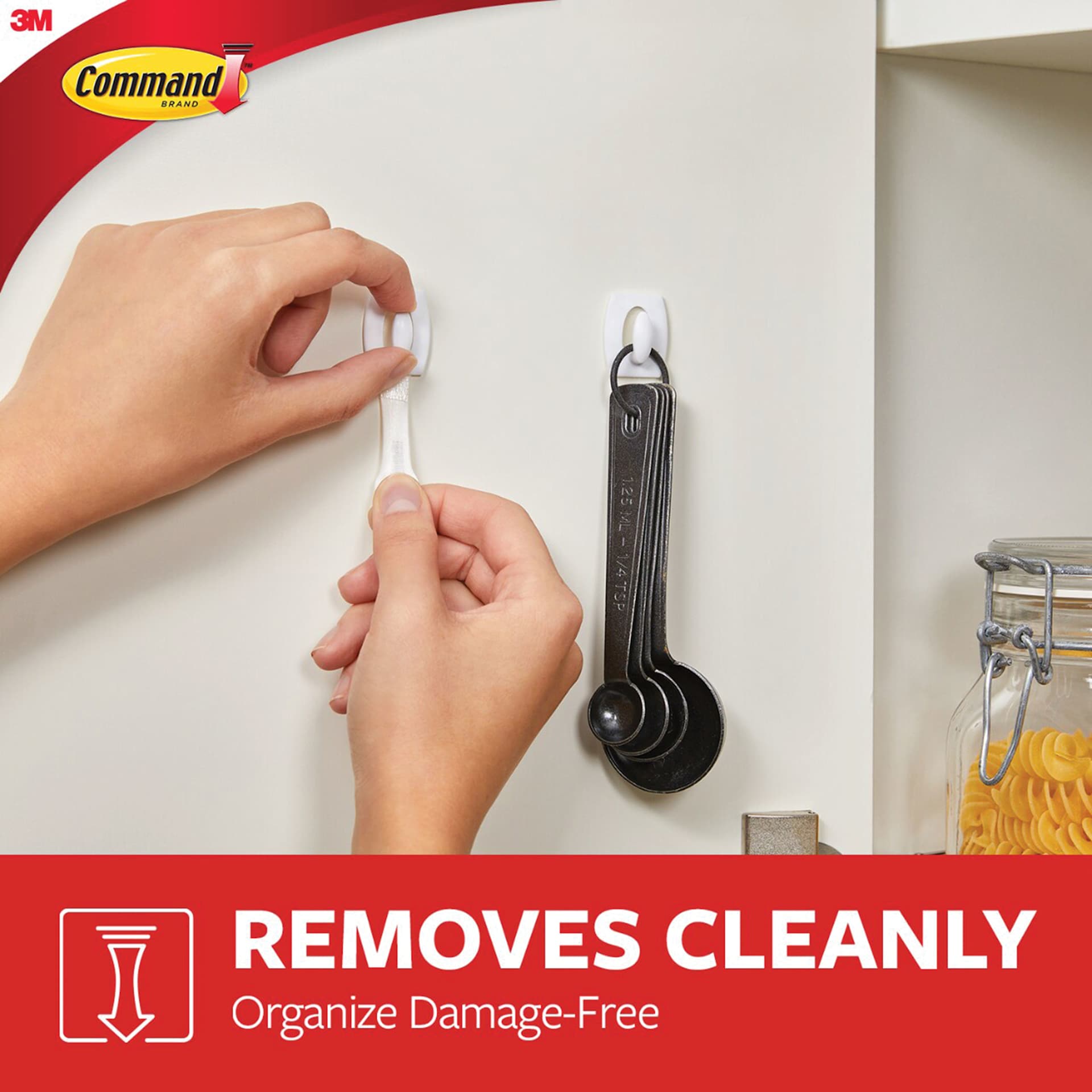 Removes cleanly, organize damage-free