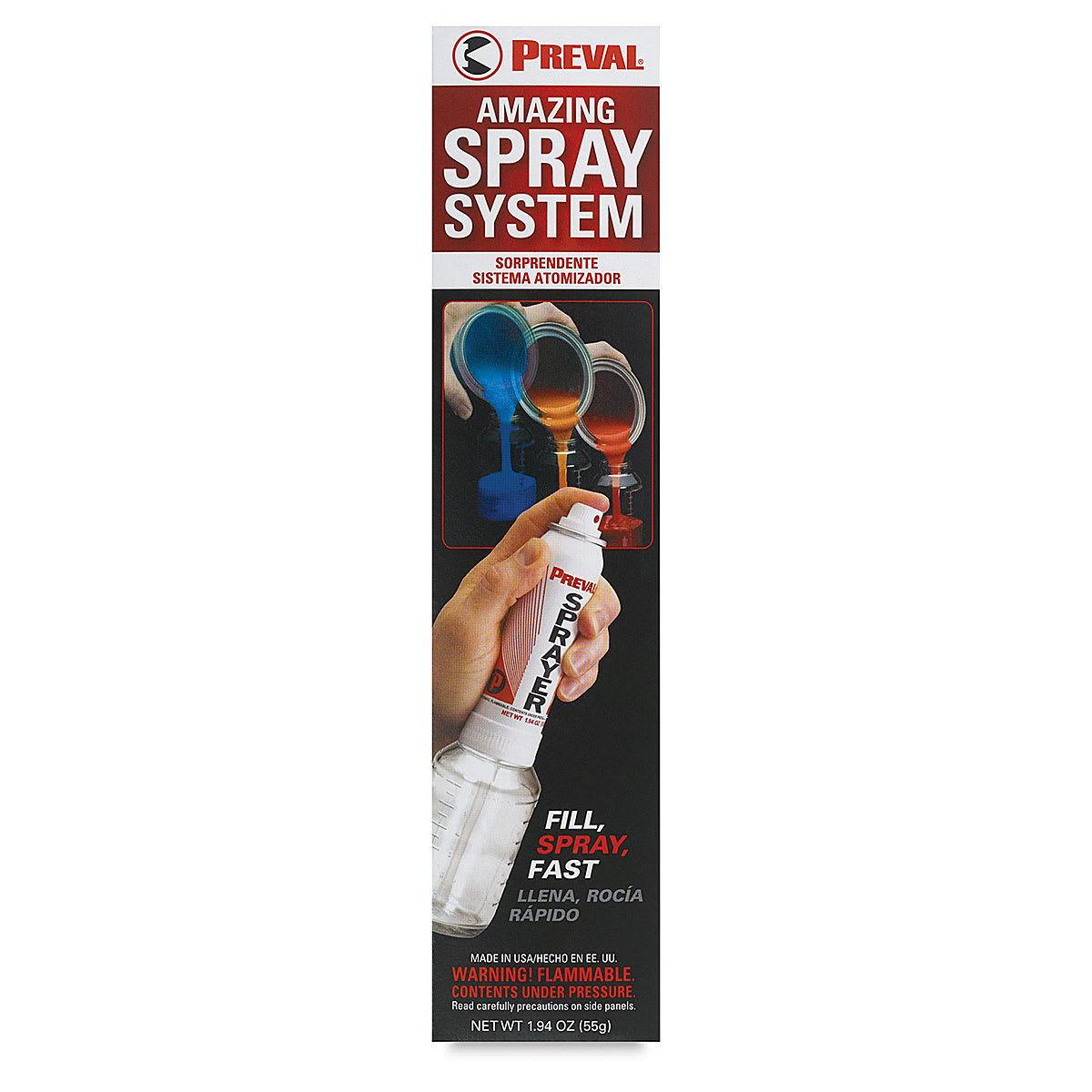 Preval Spray Gun (front of packaging)