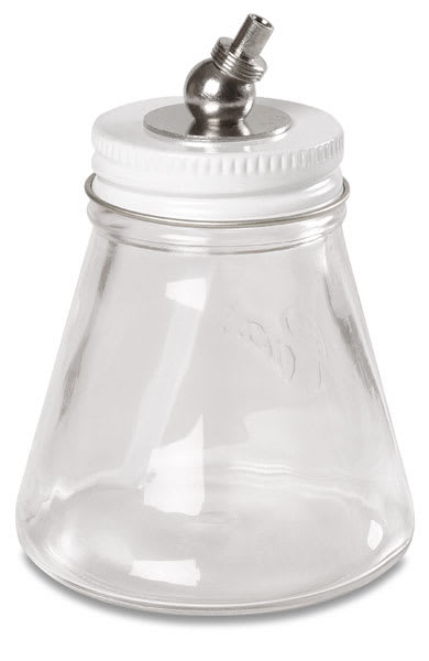 Spare part for Paasche VLST Pro Airbrush only - 3 oz Screw-on Glass Bottle 