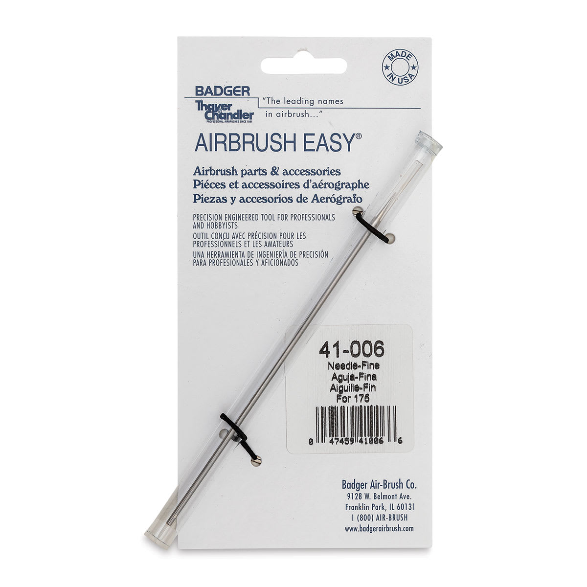 Badger Crescendo 175 Airbrush Needle - Fine (front of package)