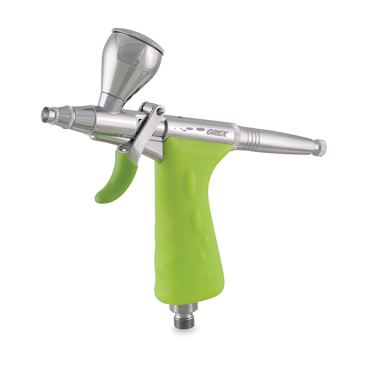 Grex Tritium TG Dual Action Top Gravity Airbrush Set - Side view of Airbrush only