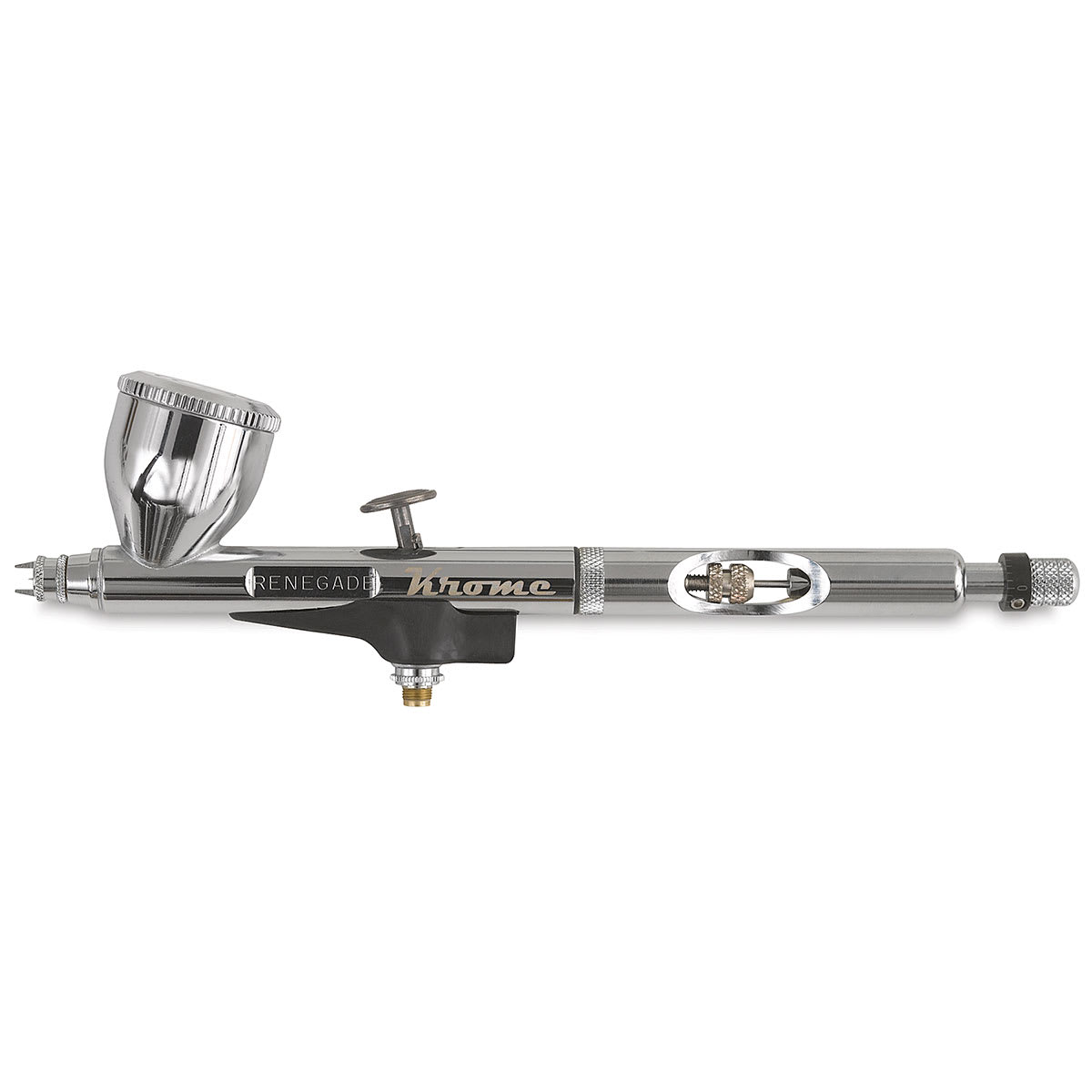 Krome RK-1 "2-in-1" Detail Airbrush - Side view of Airbrush alone