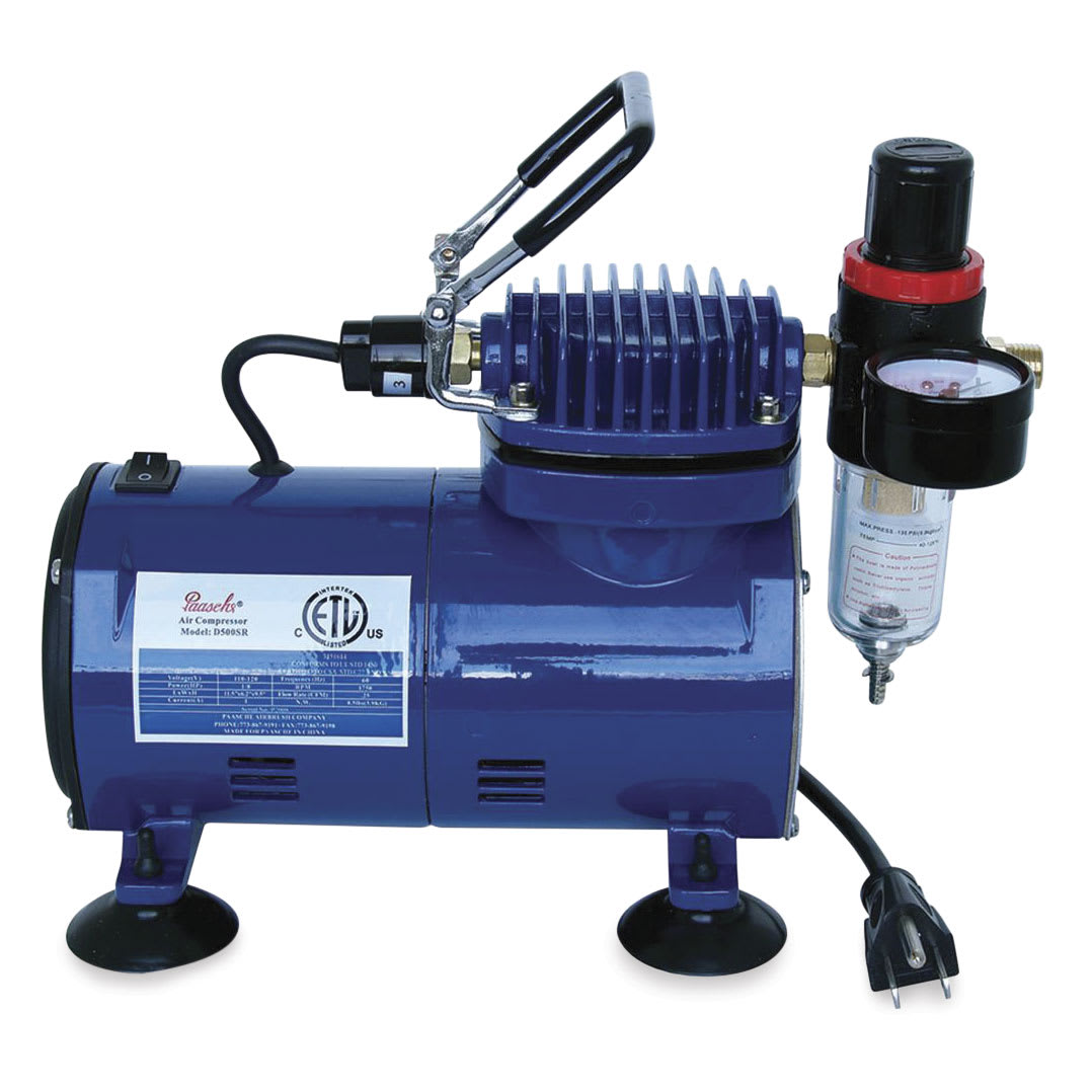 Paasche Air Compressor - D500SR with Regulator and Moisture Trap