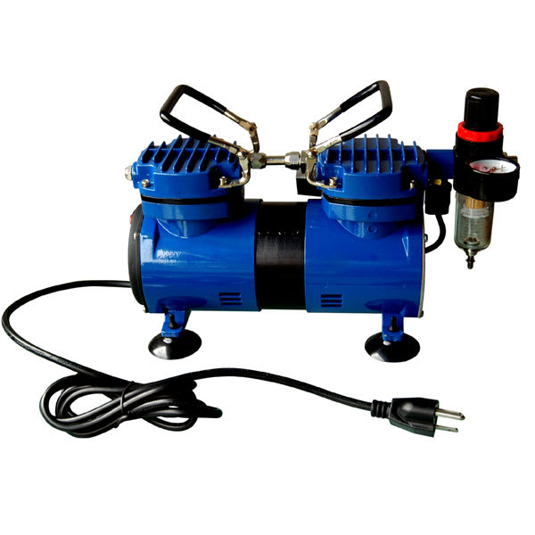 Paasche DA400R Air Compressor - Side view of compressor
