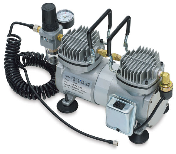 Whisper Aire 2000 Compressors - Angled view of Compressor
