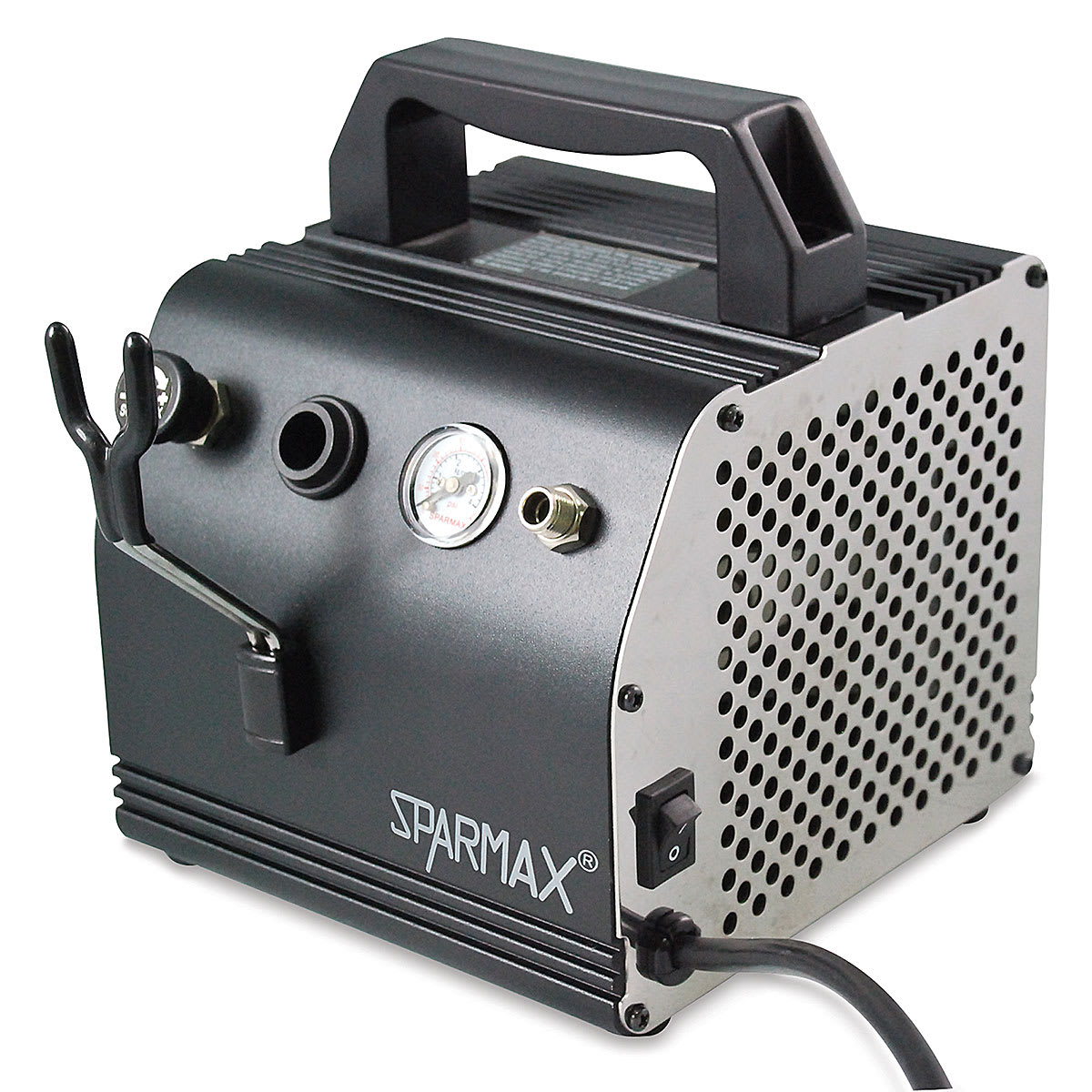 Sparmax AC27 Airstream Compressor - Angled view of Compressor
