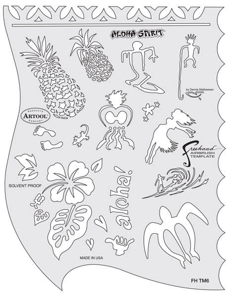 Tiki Master - Top view of Aloha Spirit Template