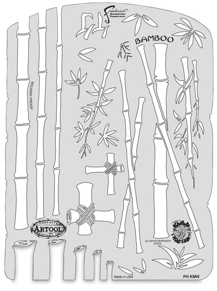 Kanji Master Bamboo Template
