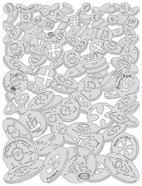 Piracy Piece of Eight Template