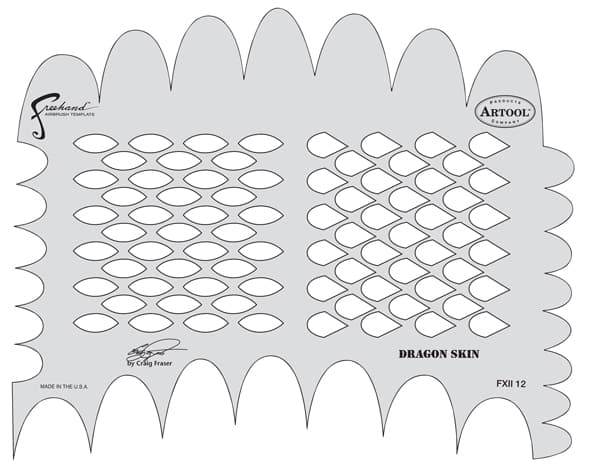 Kustom FX II Dragon Skin Template