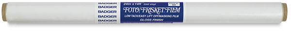 Gloss Foto/Frisket Film - 24 inch wide roll shown horizontally