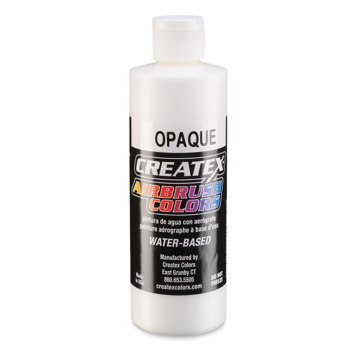 Createx Airbrush Color - 8 oz, Opaque White