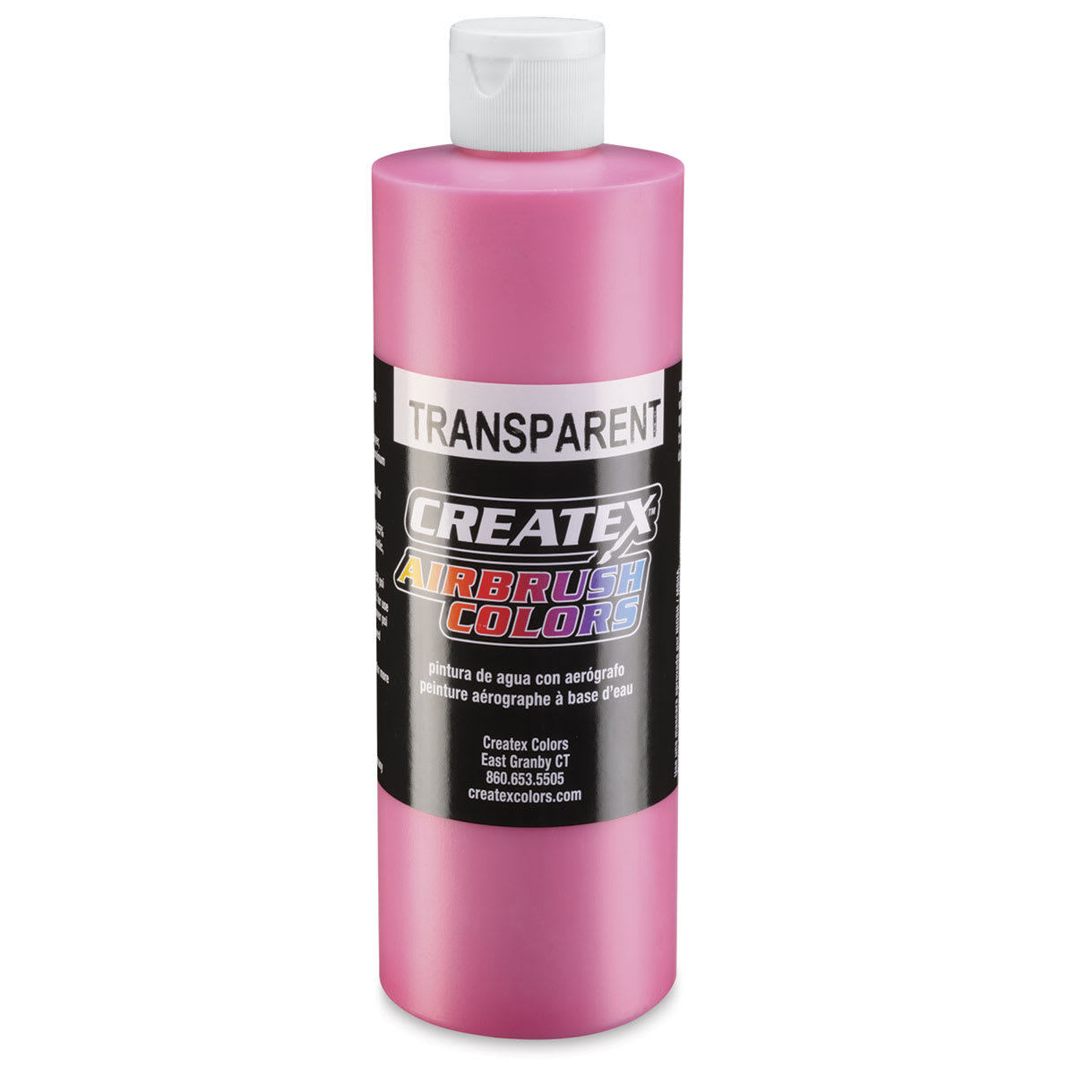Createx Airbrush Color - 16 oz, Transparent Flamingo Pink