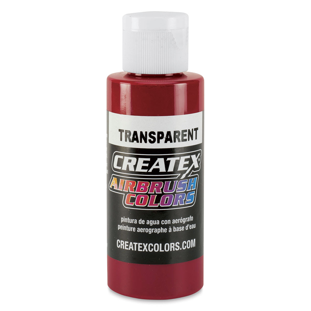 Createx Airbrush Color - 2 oz, Transparent Deep Red