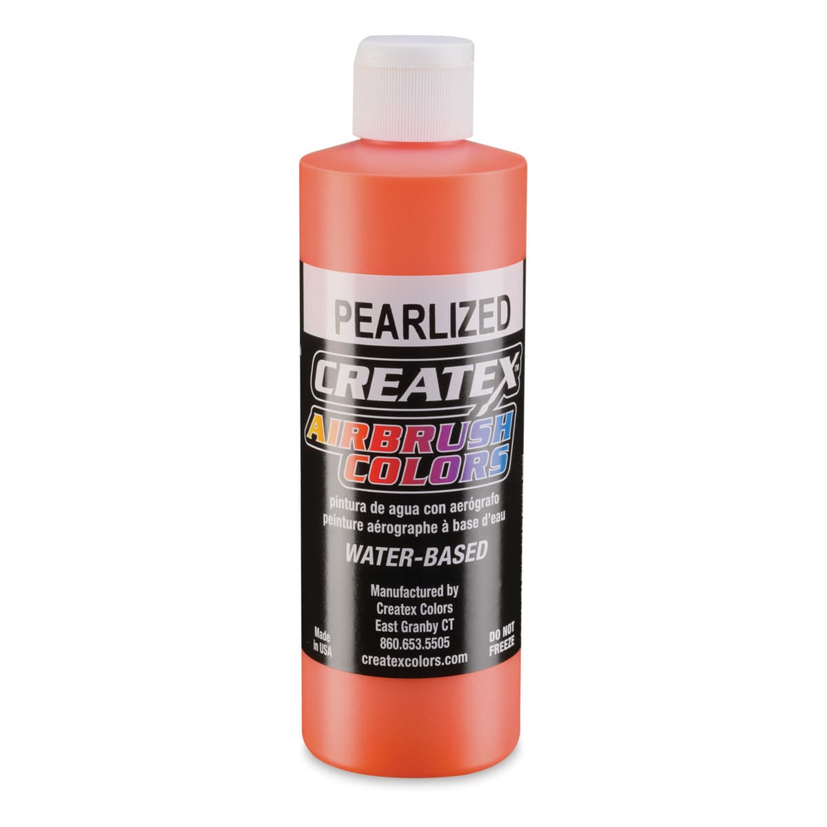 Createx Airbrush Color - 8 oz, Pearl Tangerine