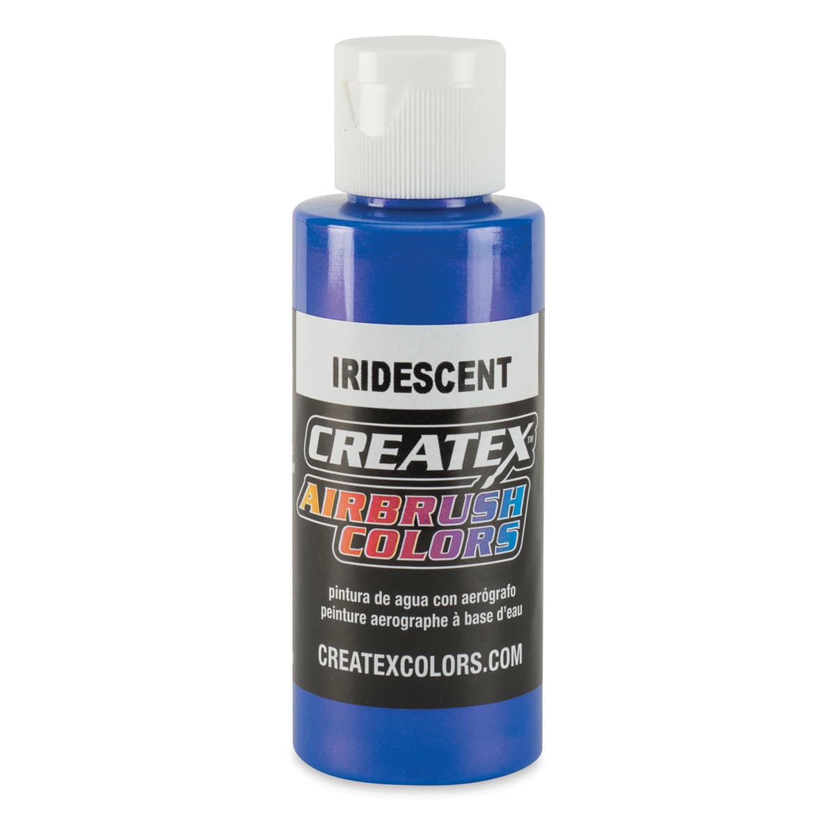Createx Airbrush Color - 2 oz, Iridescent Electric Blue