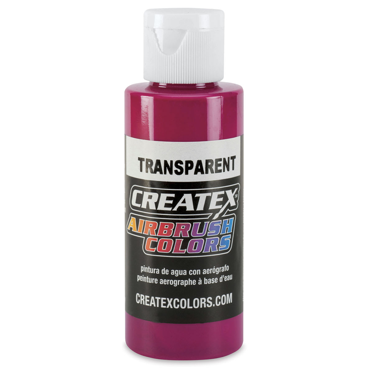 Createx Airbrush Color - 2 oz, Transparent Fuchsia