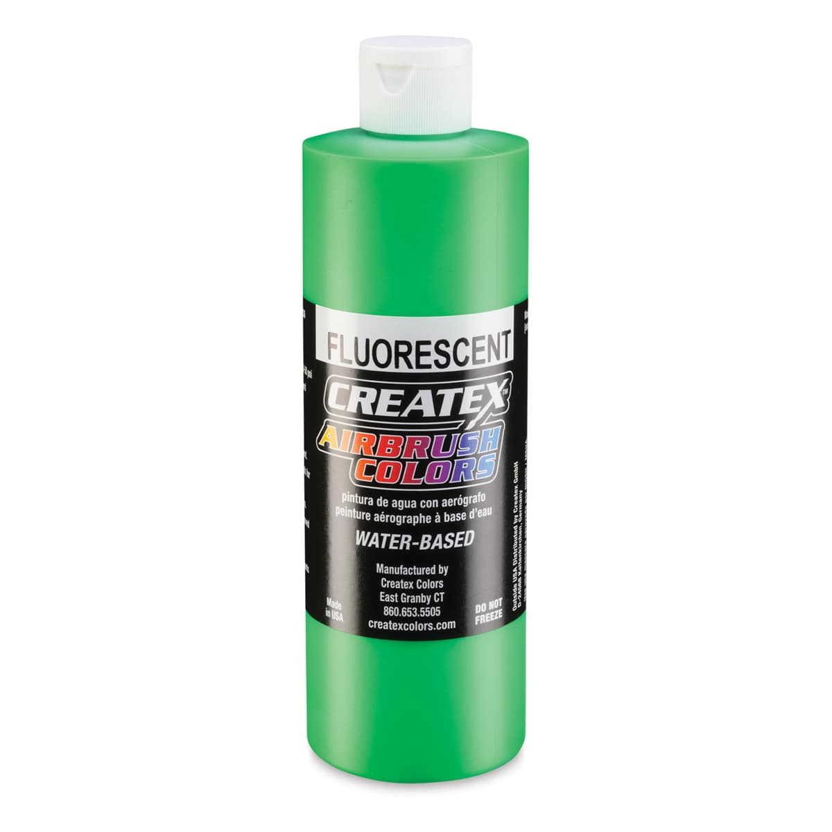 Createx Airbrush Color - 16 oz, Fluorescent Green