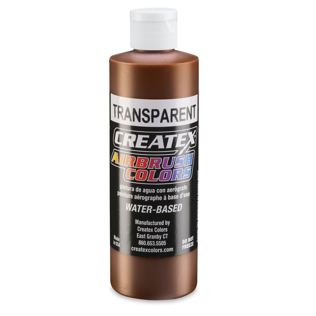Createx Airbrush Color - 8 oz, Transparent Light Brown