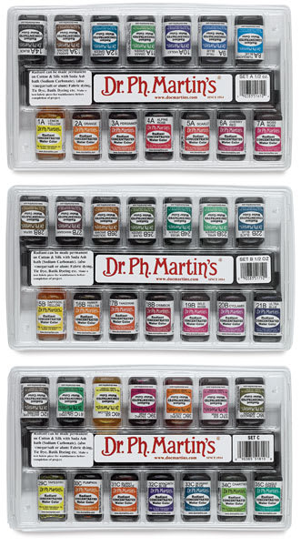 Set of 42 Colors (A + B + C)  Watercolors in Trays