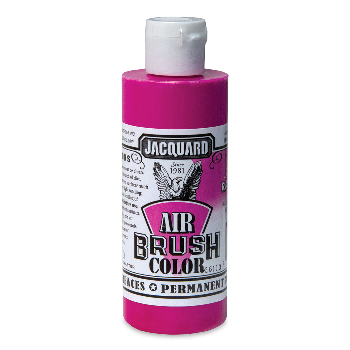 Jacquard Airbrush Paint - 4 oz, Fluorescent Raspberry