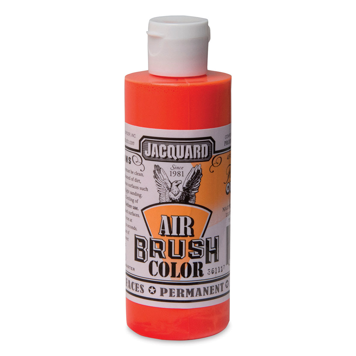Jacquard Airbrush Paint - 4 oz, Fluorescent Orange