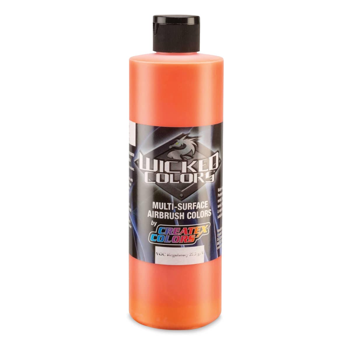 Createx Wicked Colors Airbrush Color - Opaque Pyrrole Orange, 16 oz, Bottle