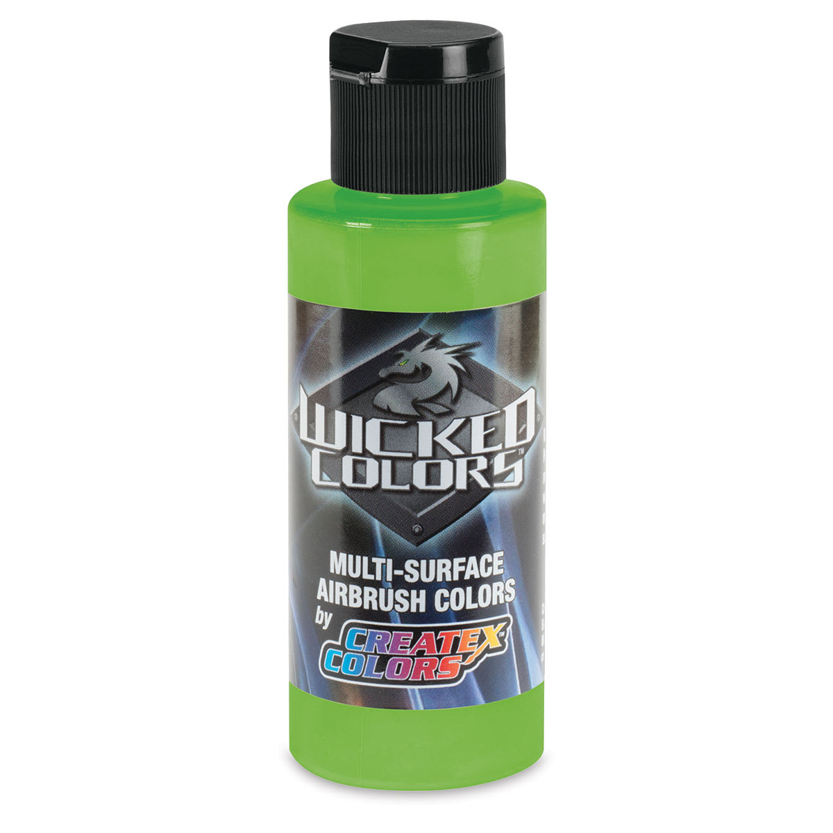 Createx Wicked Colors Airbrush Color - 2 oz, Pearl Lime Green Createx Wicked Colors Airbrush Color - 2 oz, Pearl Lime Green