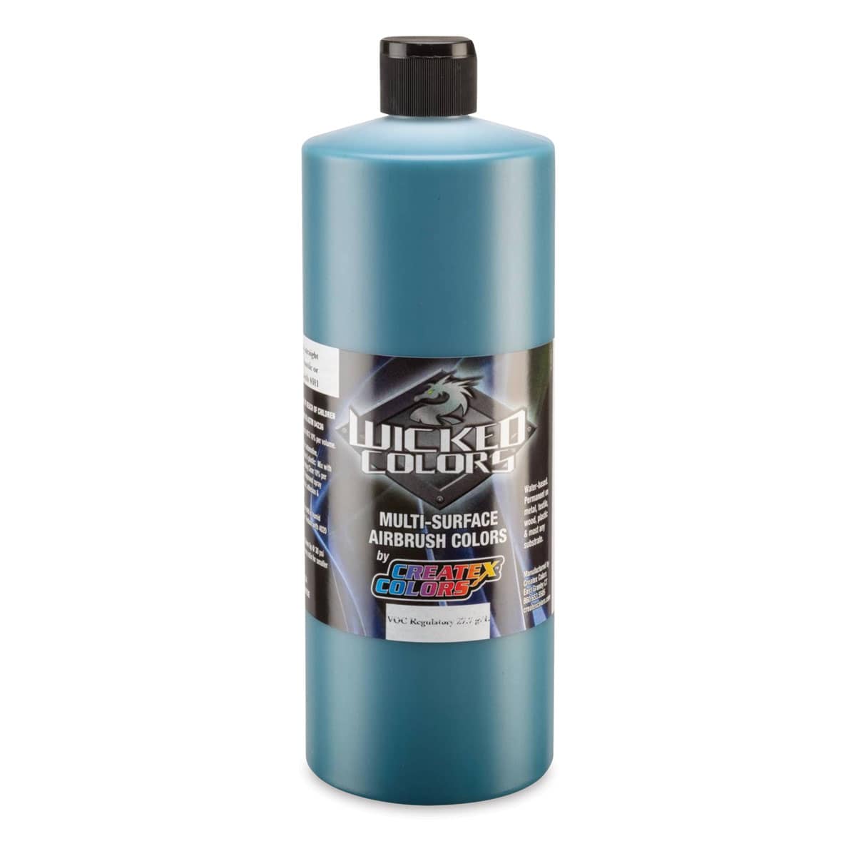 Createx Wicked Colors Airbrush Color - Opaque Phthalo Green, 32 oz, Bottle Createx Wicked Colors Airbrush Color - Opaque Phthalo Green, 32 oz, Bottle