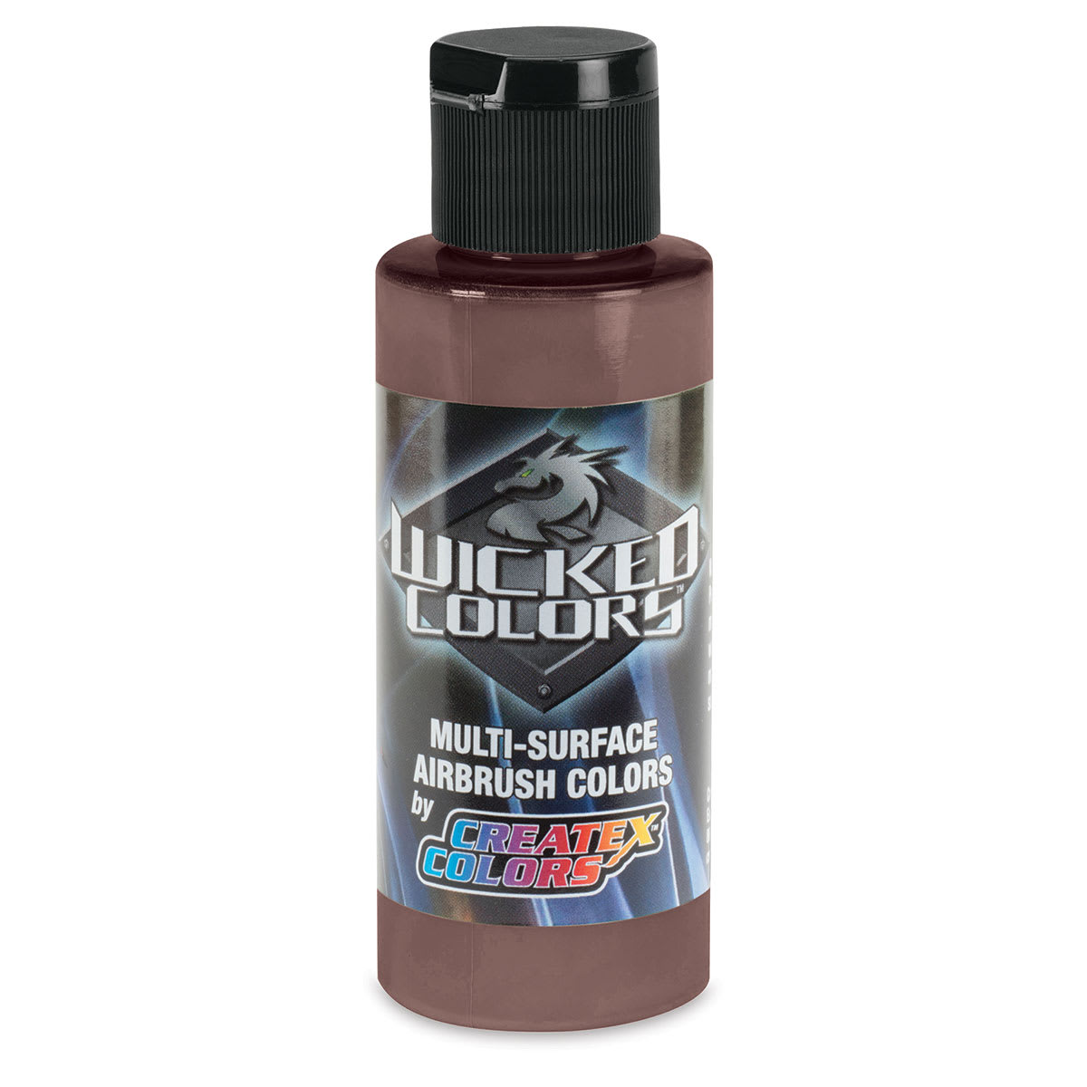 Createx Wicked Colors Airbrush Color - 2 oz, Detail Burnt Umber