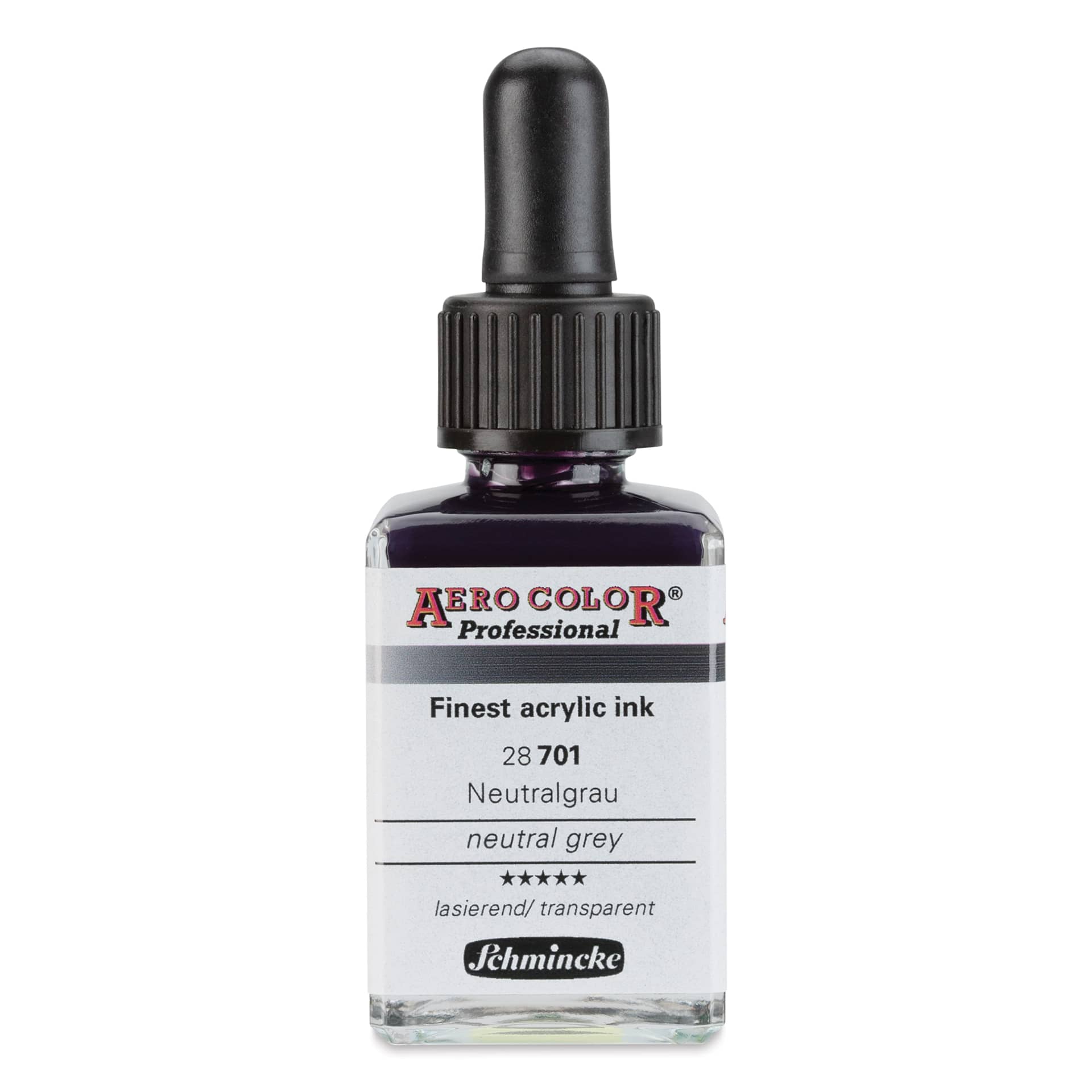 Schmincke Aero Color Professional Airbrush Color - 28 ml, Neutral Gray