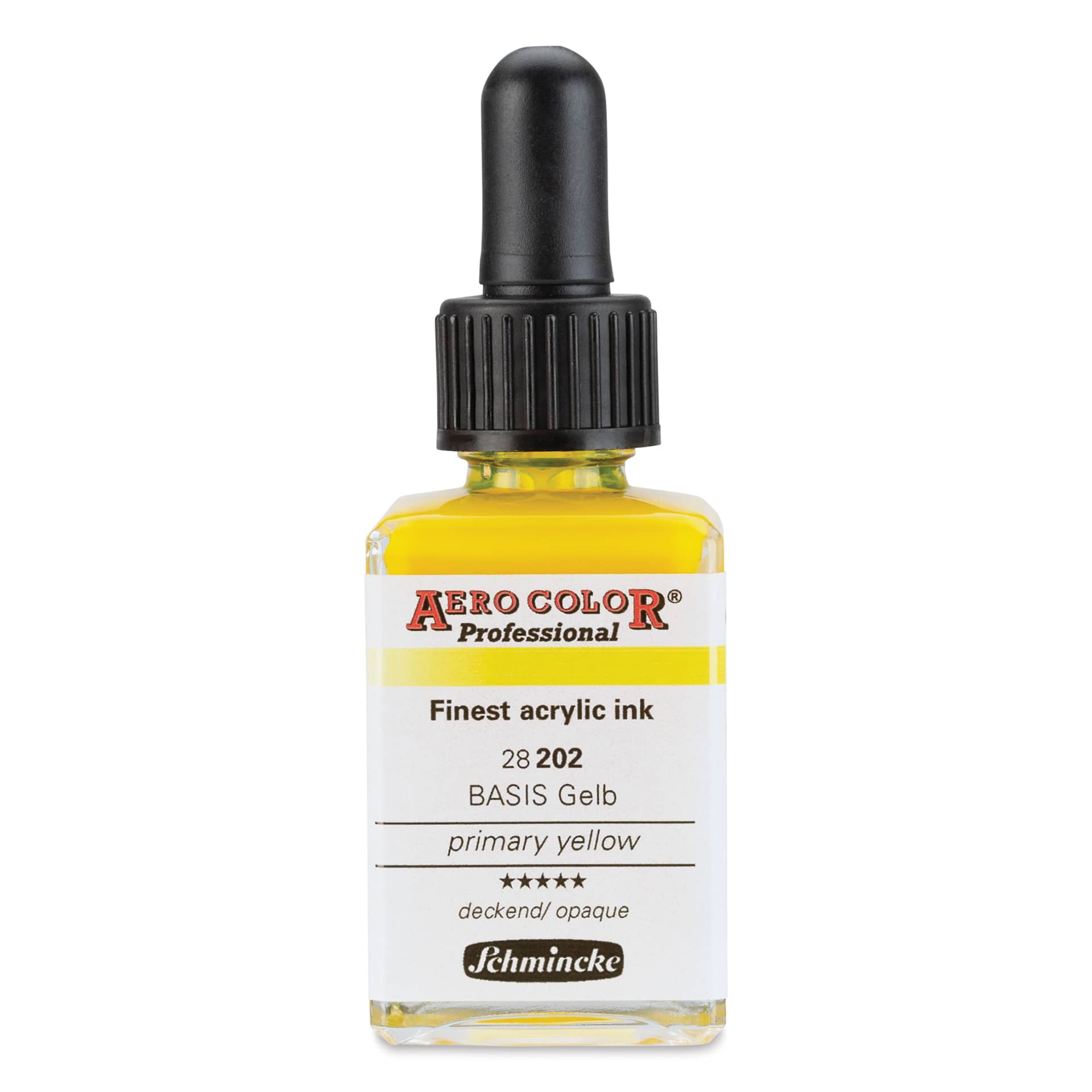 Schmincke Aero Color Professional Airbrush Color - 28 ml, Primary Yellow