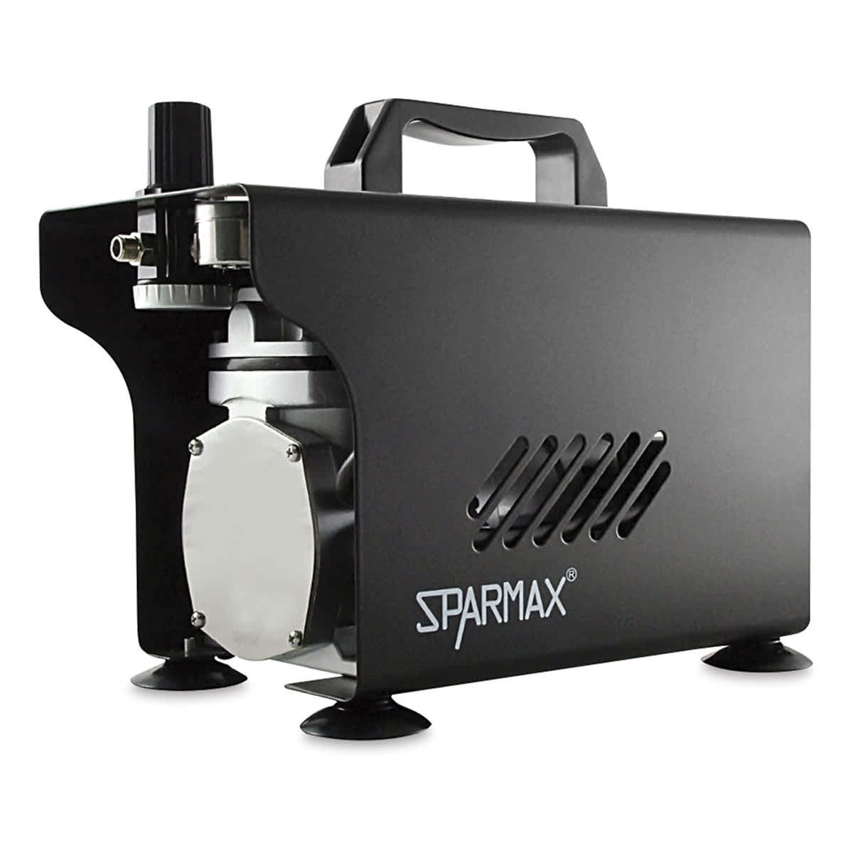Sparmax AC501X Compressor - Right angled view of Compressor

