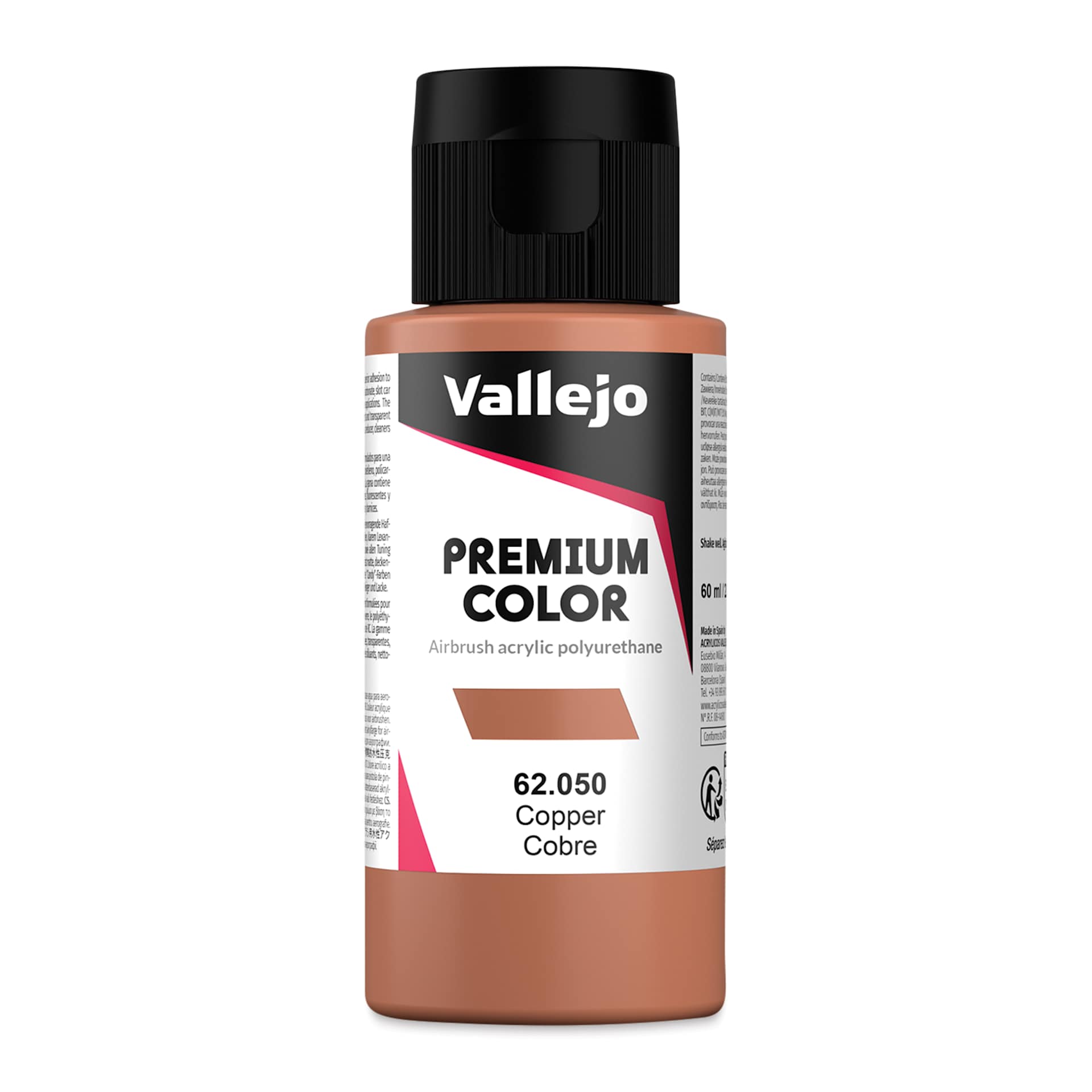 Vallejo Premium Airbrush Colors - 60 ml, Copper