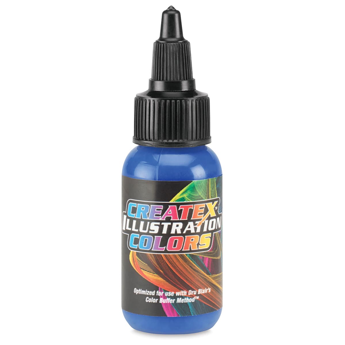 Createx Illustration Paints - Single 1 oz Cerulean Blue bottle